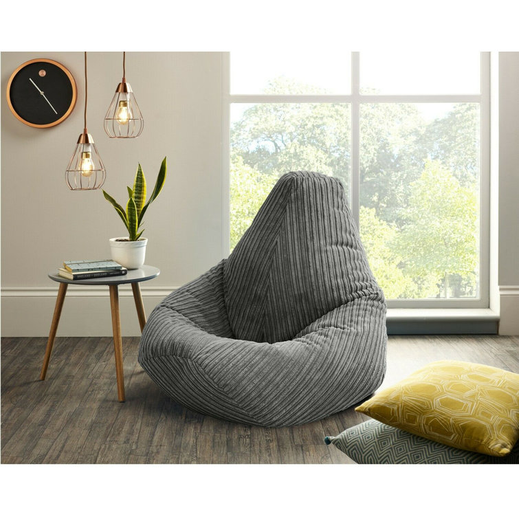 Mercury Row Highback Jumbo Cord Classic Bean Bag & Reviews Wayfair.co.uk